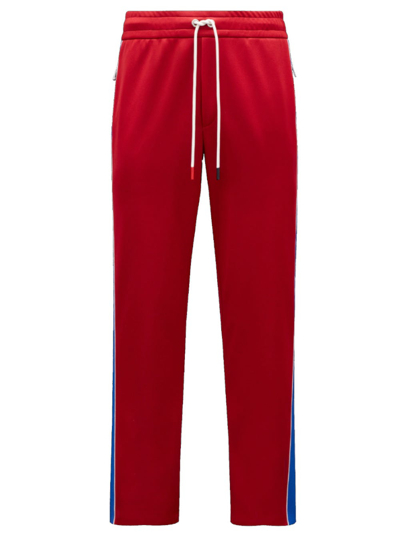 Shop Moncler Long Red Pants