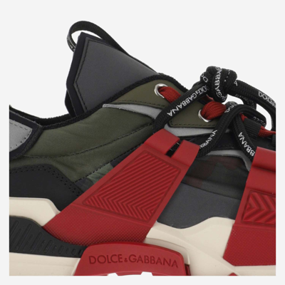 Shop Dolce & Gabbana Sneakers In Nero Militare