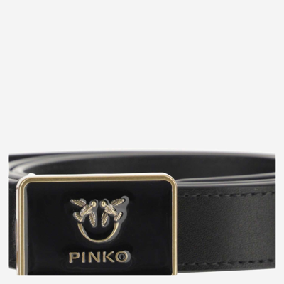 Shop Pinko Belts In Nero