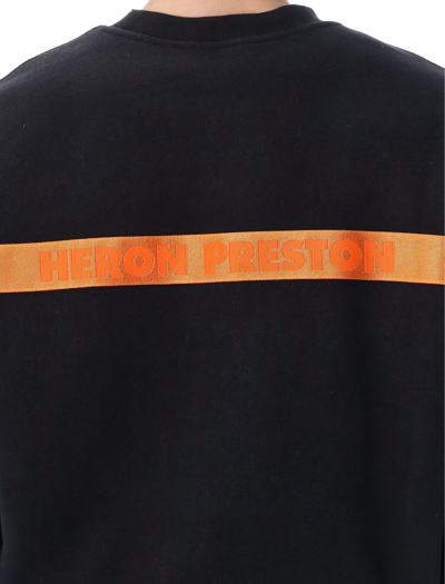 Shop Heron Preston Heron Tape Sweatshirt In Black
