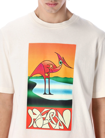 Shop Heron Preston Abstract Heron-print T-shirt In White