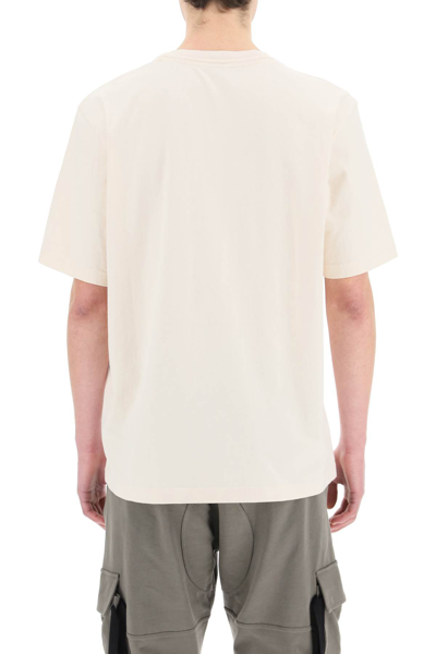 Shop Heron Preston ????? Print T-shirt In White Black (beige)