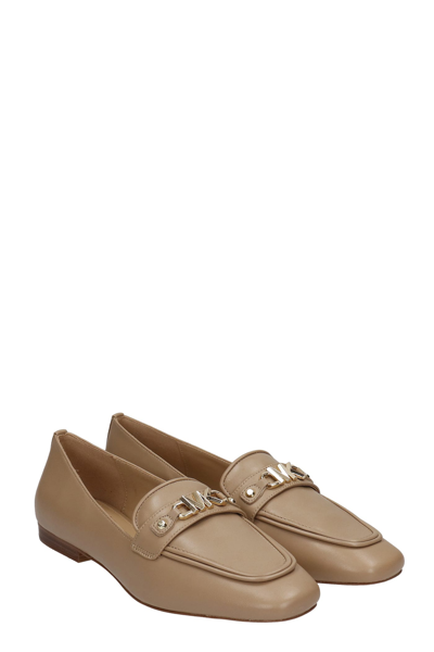 Shop Michael Kors Farrah Loafers In Camel Leather
