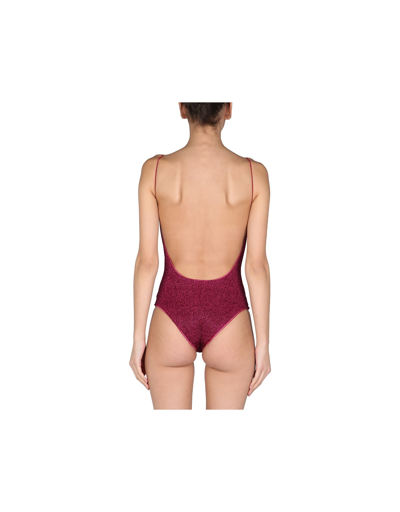 Shop Oseree One Piece Lumiere Maillot Swimsuit In Fuchsia