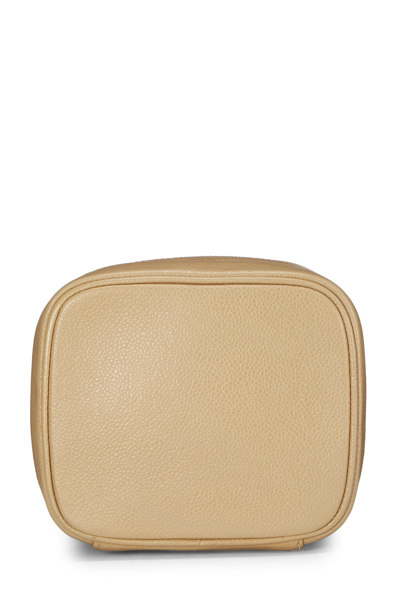 Pre-owned Chanel Beige Caviar Timeless Vanity