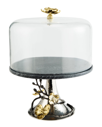 Shop Michael Aram Gold Orchid Cake Stand With Dome