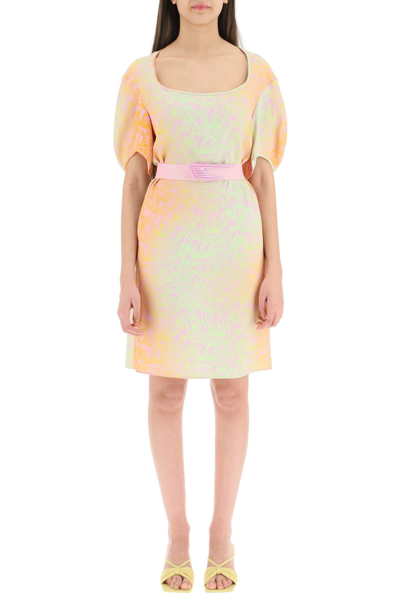 Shop Stella Mccartney Keep On Smiling Dress In Mixed Colours