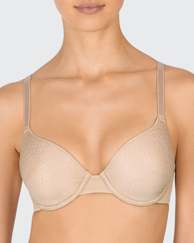 Shop Natori Conform Memory Foam Contour Underwire Bra In Lt Mocha