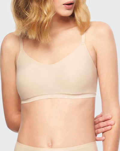 Shop Chantelle Soft Stretch Scoop-neck Bralette In Nude