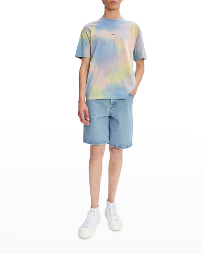 Shop Apc Men's Adrien Tie-dye T-shirt In Multicolor