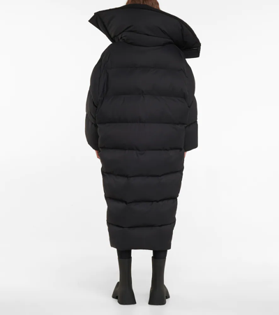 Shop Balenciaga Quilted Puffer Coat In Black