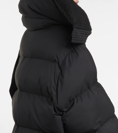 Shop Balenciaga Quilted Puffer Coat In Black