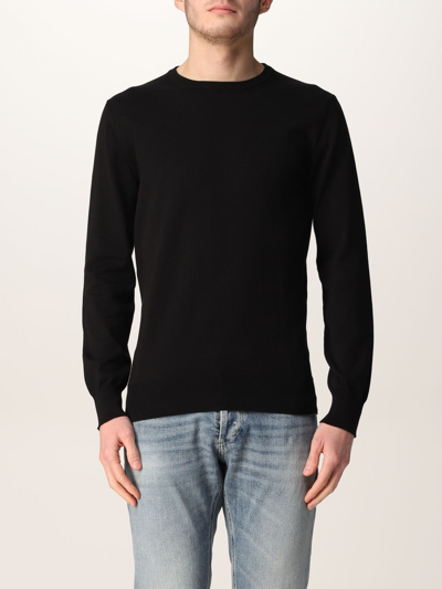 Shop Cruciani Basic Cotton Sweater In Black