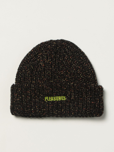 Shop Pleasures Knitted Hat In Schwarz