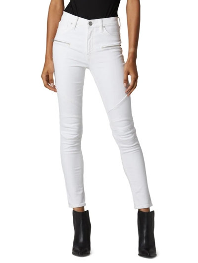 Shop Hudson Women's Barbara High-rise Skinny Jeans In White