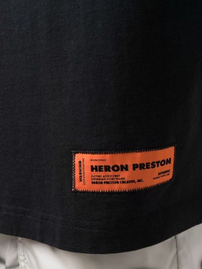 Shop Heron Preston Abstract Heron-print T-shirt In Schwarz