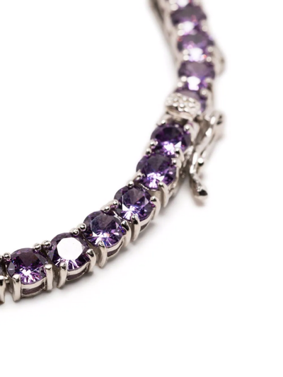 Mounser Laguna Crystal Necklace In Silber