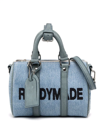 Nano Denim Overnight Bag In Blau