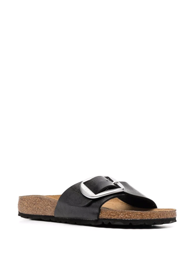 Birkenstock Madrid Single-strap Sandals In Grau