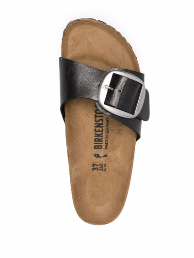 Birkenstock Madrid Single-strap Sandals In Grau
