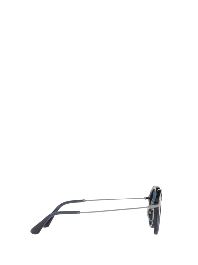 Shop Prada Eyewear Sunglasses In Blue Crystal