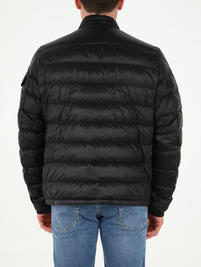 Shop Moncler Agay Short Down Jacket In Black