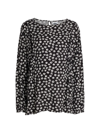 Shop Nom Maternity Women's Stella Floral Jersey Top In Ditsy Print