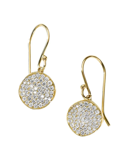 Shop Ippolita Women's Stardust Small Flower 18k Yellow Gold & Diamond Earrings