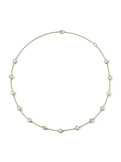 Shop Ippolita Women's Lollipop 18k Green Gold & Mother-of-pearl 13-stone Necklace