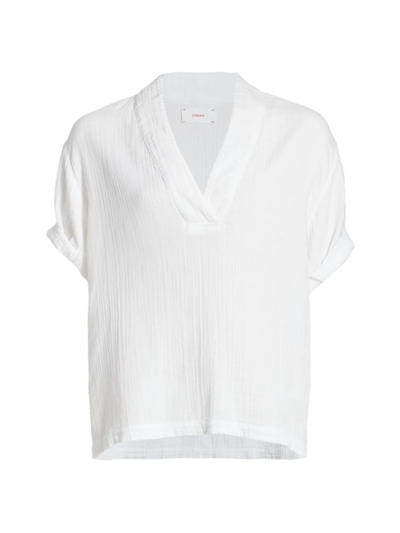 Shop Xirena Women's Avery Short-sleeve Top In White