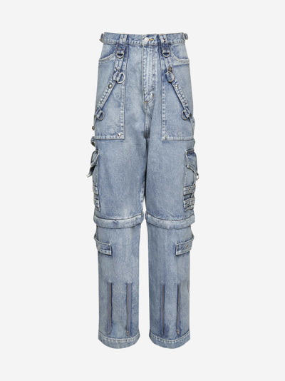 Shop Balenciaga Raver Baggy Jeans