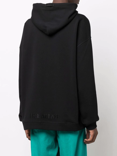 Shop Qasimi Dream Pullover Hoodie In Schwarz