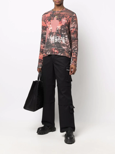 Shop Misbhv Fight Club Graphic-print Sweatshirt In Rot