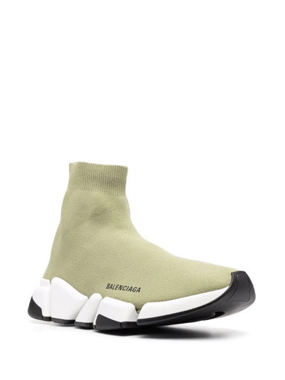 Shop Balenciaga Speed 2.0 Sock-style Sneakers In Schwarz