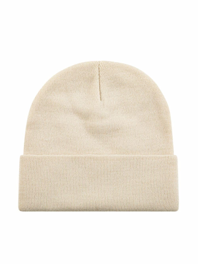 Shop Supreme X Timberland Knitted Beanie In Neutrals