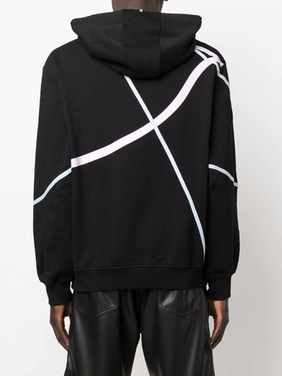 Shop Mcq By Alexander Mcqueen Logo-patch Detail Hoodie In Schwarz