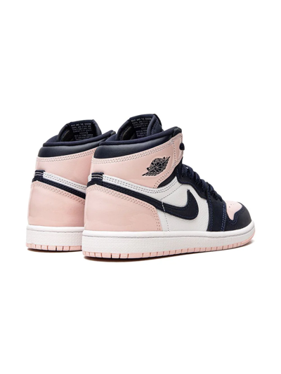 Shop Jordan Air  1 Retro High Og "bubble Gum" Sneakers In White