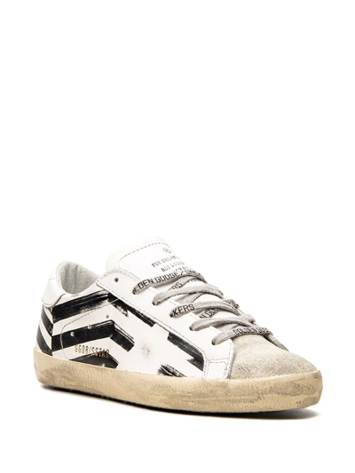 Golden Goose Super-star "multicolor" Sneakers In White