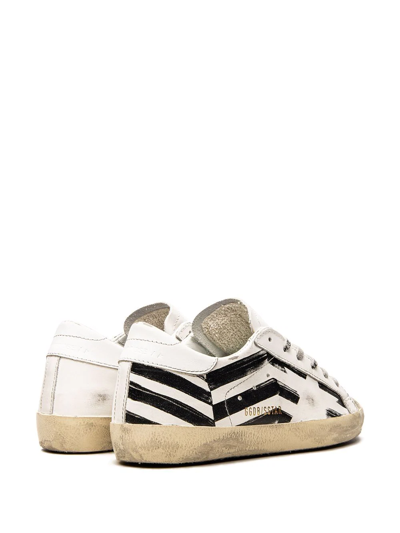 Golden Goose Super-star "multicolor" Sneakers In White