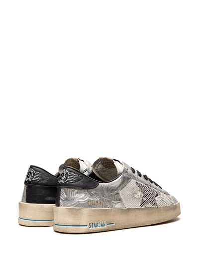 Shop Golden Goose Stardan "multicolor" Low-top Sneakers In White