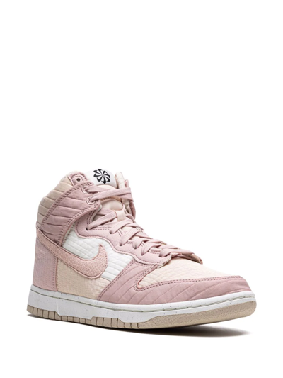 Nike Dunk High Next Nature Sneakers In Pink