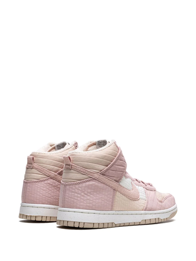 Nike Dunk High Next Nature Sneakers In Pink