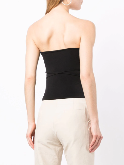 Shop Aya Muse Volterra Tube Top In Black