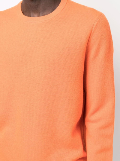 Shop Polo Ralph Lauren Crew-neck Cashmere Pullover In Orange