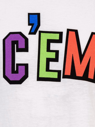 Supreme X Wtaps Sic'em Crew Neck T-shirt In White