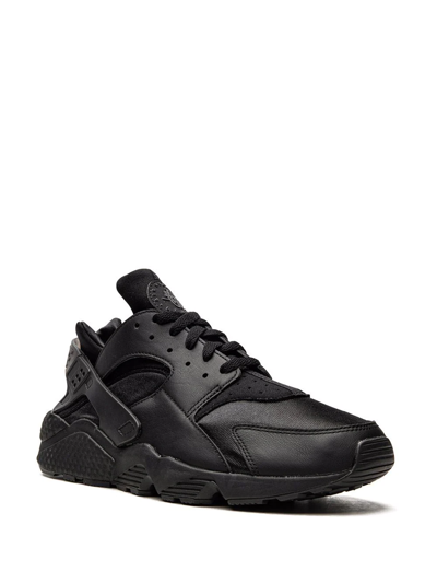 Nike Air Huarache Low-top Sneakers In Black