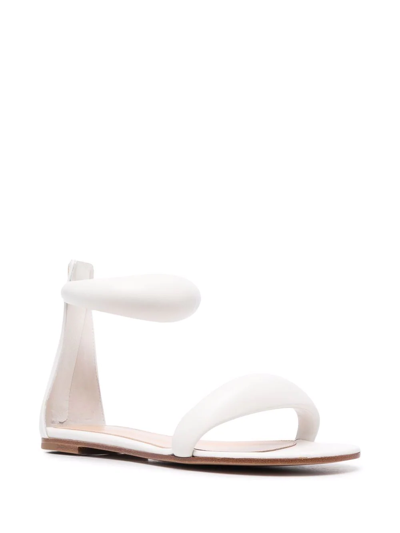 GIANVITO ROSSI STRAPPY LEATHER SANDALS 