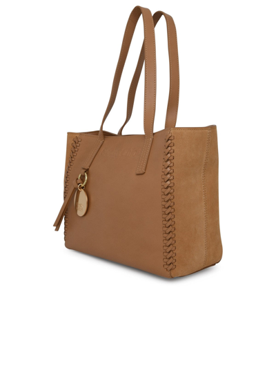 Shop See By Chloé Cookie-color Leather Tilda Bag In Beige