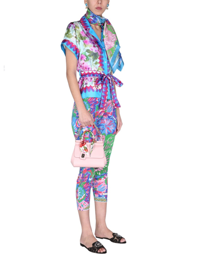 Shop Dolce & Gabbana Floral Print Shirt In Multicolour