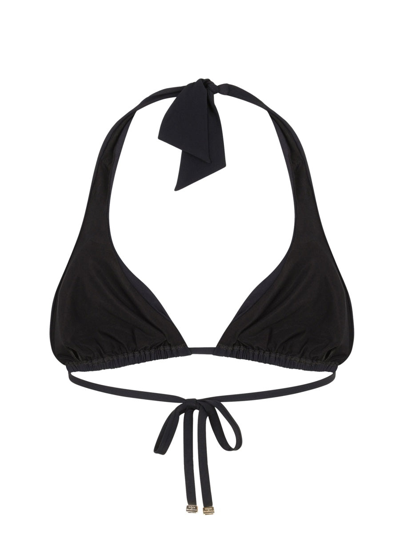 Shop Dolce & Gabbana Padded Triangle Bikini In Black